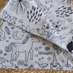 Feuille de Coloriage Lavable Grand Format A3 (Recto/Verso)