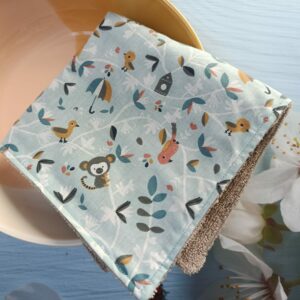 Serviette carrée bambou