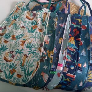 Serviette élastiquée bambou