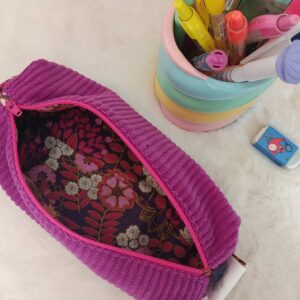 Trousse d'école en velours