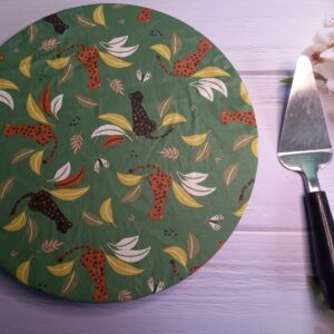 🍽️ Charlotte plat à tarte XL en Coton Enduit