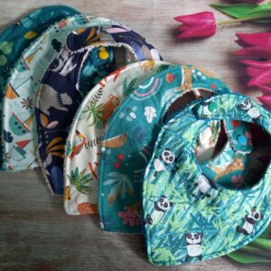 ⭐️Bavoir Bandana Coton/éponge