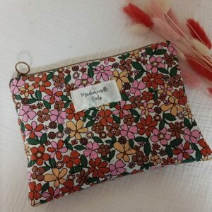 Pochette plate matelassée